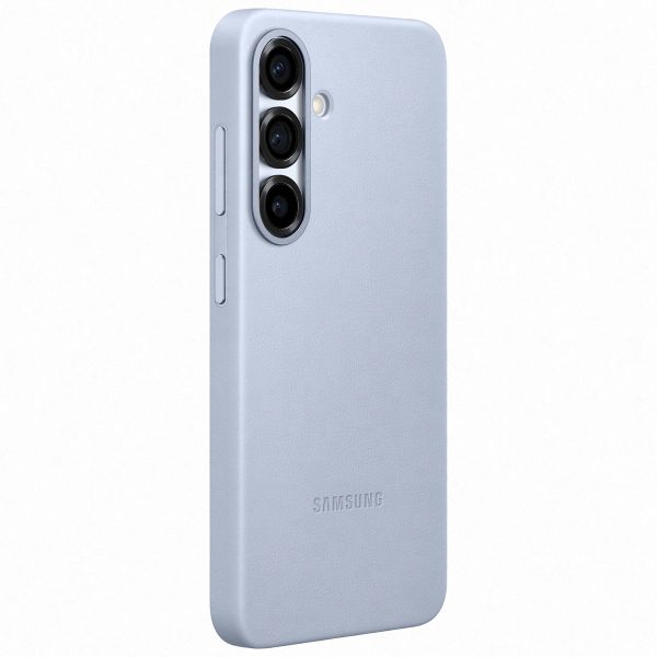 Samsung Cover originale KindSuit in pelle vegana Samsung Galaxy S25 - Azzurro