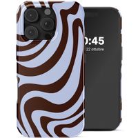 Selencia Cover posteriore Vivid con MagSafe Apple iPhone 16 Pro - Dream Swirl Chocolate