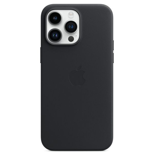 Apple Cover Posteriore in Pelle con MagSafe Apple iPhone 14 Pro Max - Midnight