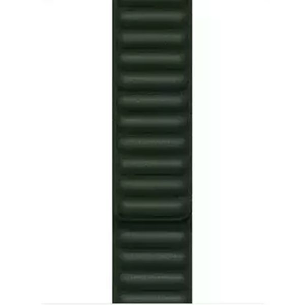 Apple Cinturino Leather Link Apple Watch | 44/45/46/49 mm - Taglia M/L - Sequoia Green