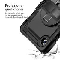 Accezz Cover Posteriore Resistente con tracolla Samsung Galaxy Tab A11 Plus - Nero