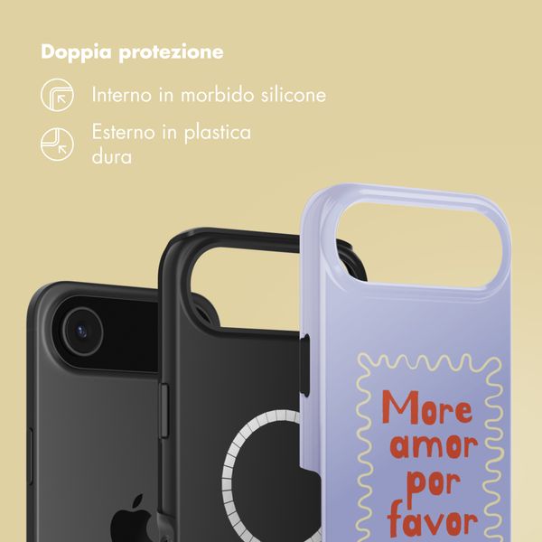 Selencia Cover posteriore Vivid con MagSafe Apple iPhone Air - More Amor
