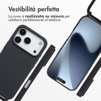 imoshion Cover in Silicone con Cordino Apple iPhone 17 Pro - Nero