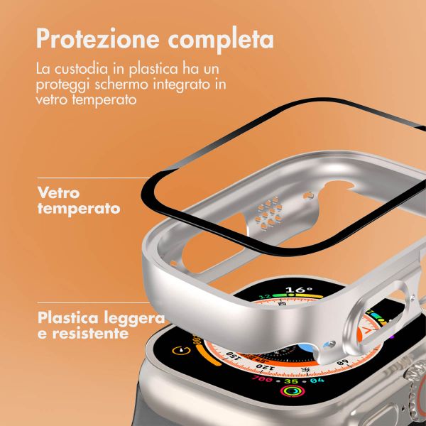 imoshion Cover rigida integrale Apple Watch Ultra / Ultra 2 / Ultra 3 - 49 mm - Titanium