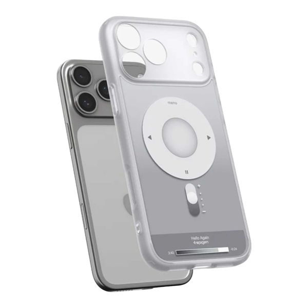 Spigen Cover Posteriore Ultra Ibrida con MagSafe Apple iPhone 17 Pro - Classic Silver