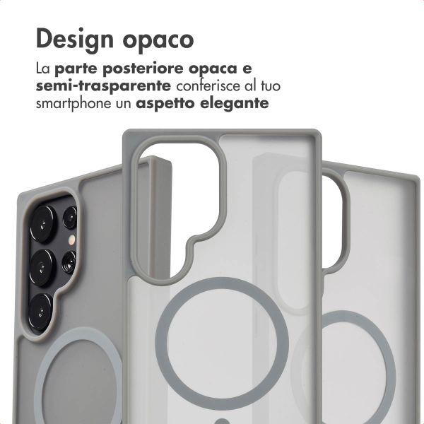 imoshion Cover posteriore Color Guard con MagSafe Samsung Galaxy S24 Ultra - Grigio