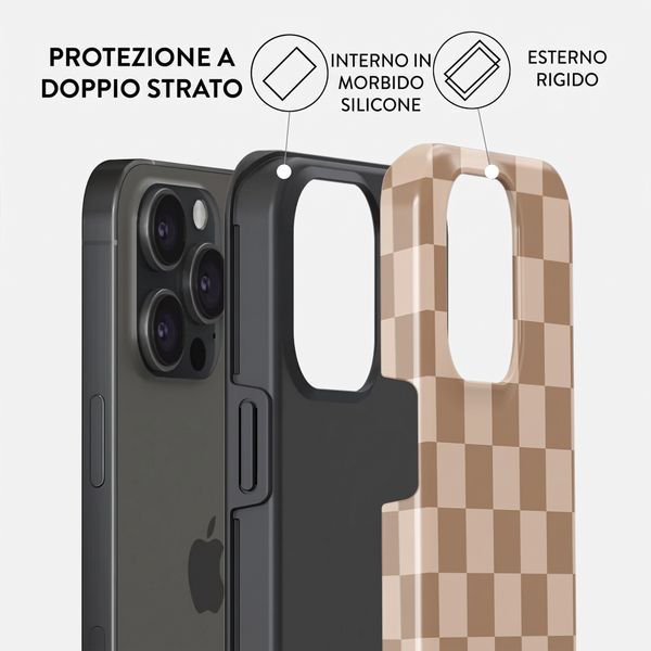 Burga Cover Posteriore Resistente con MagSafe Apple iPhone 15 Pro - Math Exam