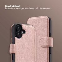 Selencia Cover Riva con MagSafe e cordino Apple iPhone 16 - Old Pink