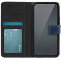 imoshion Cover a libro di Lusso Apple iPhone 13 Pro - Blu scuro