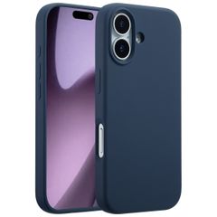 Accezz Cover in silicone liquido con MagSafe Apple iPhone 17 - Blu scuro