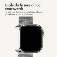 imoshion Milanees magnetisch bandje Apple Watch | 38/40/41/42 mm - Zilver