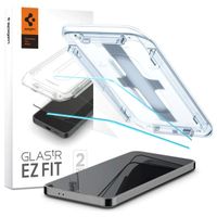 Spigen Vetro temperato GLAStR EZ Fit, confezione da 2 + Applicatore Samsung Galaxy S24 Plus / S25 Plus
