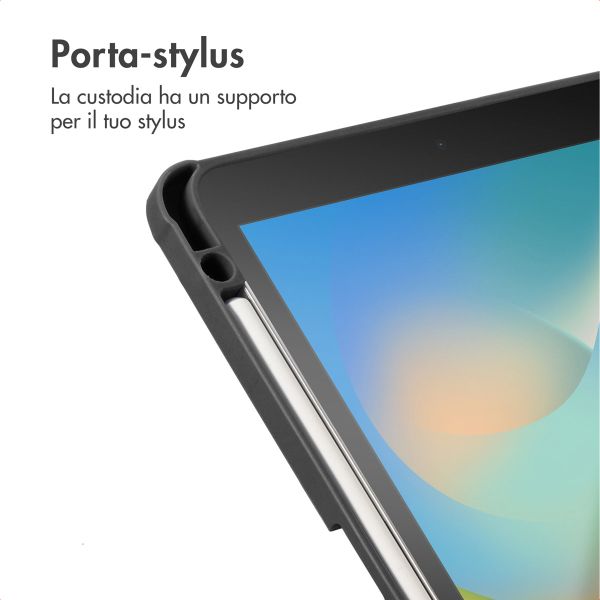 imoshion Cover Origami Apple iPad 9 (2021) 10.2 pollici / iPad 8 (2020) 10.2 pollici / iPad 7 (2019) 10.2 pollici - Nero