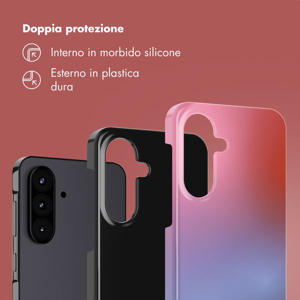 Selencia Cover Posteriore Vivid Samsung Galaxy A57 (5G) - Gradient Soft Blush