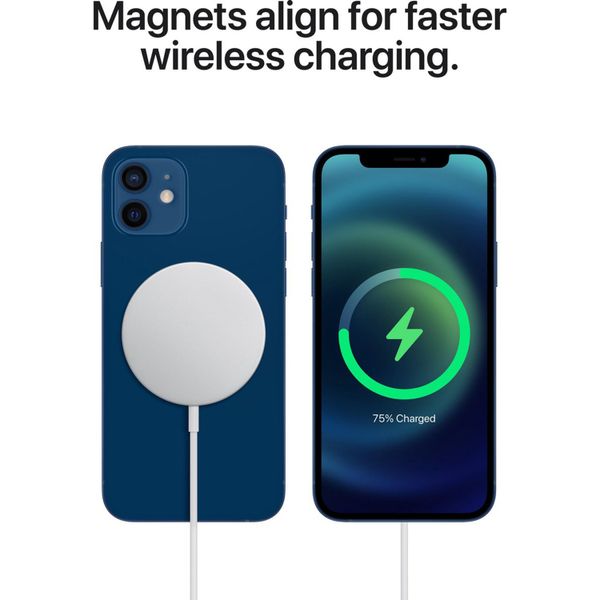 Apple Cover Posteriore in Silicone con MagSafe Apple iPhone 12 (Pro) - Deep Navy