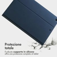 Accezz Cover Tablet Classica Apple iPad 9 (2021) 10.2 pollici / iPad 8 (2020) 10.2 pollici / iPad 7 (2019) 10.2 pollici - Blu scuro