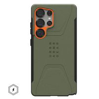 UAG Cover Posteriore Civilian con MagSafe Samsung Galaxy S25 Ultra - Drab Orange