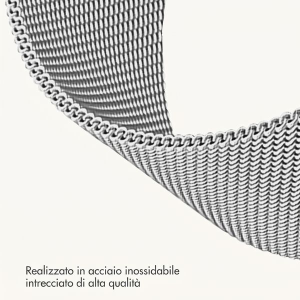 imoshion Cinturino milanese magnetico Samsung Galaxy Watch Ultra 2 (2026) / Ultra (2024/2025) - Argento