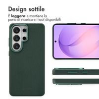Accezz Cover in Pelle con MagSafe Samsung Galaxy S26 Ultra - Cedar Green