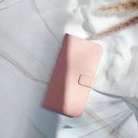 Selencia Cover a libro in vera pelle Apple iPhone 11 - Dusty Pink