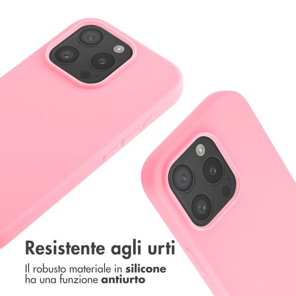 imoshion Cover in Silicone con Cordino Apple iPhone 16 Pro - Rosa