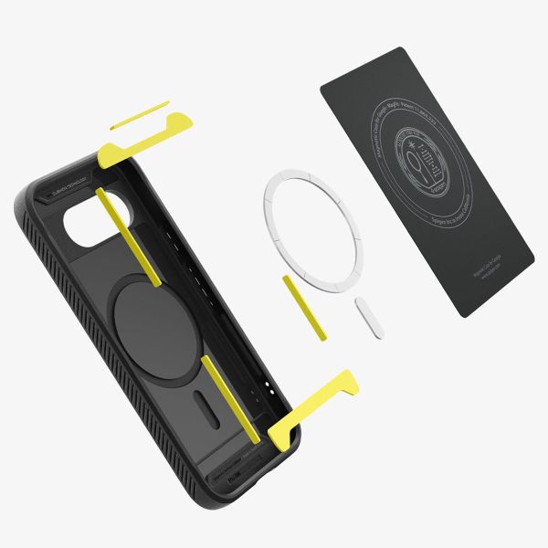 Spigen Cover Rugged Armor con MagSafe Google Pixel 9A - Matte Black