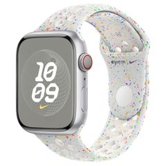 Apple Cinturino Nike Sport Apple Watch | 44/45/46/49 mm - Taglia S/M - Pure Platinum