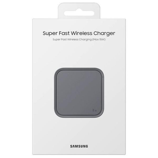 Samsung ﻿Wireless Charger Pad - Caricatore wireless - Con adattatore e cavo di ricarica - 15 Watt - Nero