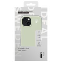 iDeal of Sweden Cover in silicone con MagSafe Apple iPhone 17e / 16e / 15 / 14 / 13 - Sage Green