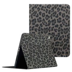 Selencia Libreria Sabi con stampa leopardata Apple iPad 11 (2025) 11 pollici A16 / iPad 10 (2022) 10.9 pollici - Midnight Black