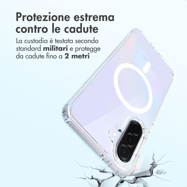 Accezz Cover posteriore Xtreme Impact con MagSafe Samsung Galaxy A36 - Trasparente