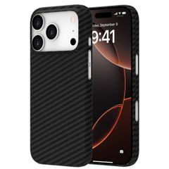 Accezz Cover MagSafe Kevlar® Apple iPhone 17 Pro - Nero