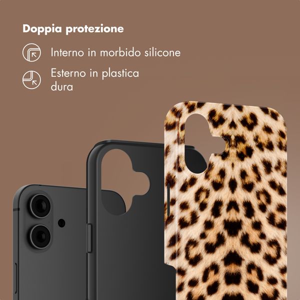 Selencia Cover Posteriore Vivid Apple iPhone 16 - Wild Leo