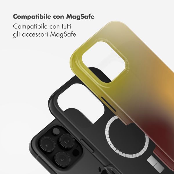 Selencia Cover posteriore Vivid con MagSafe Apple iPhone 16 Pro Max - Gradient Olive Dust