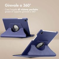 imoshion Cover Girevole a 360° Samsung Galaxy Tab A9 8.7 pollici - Blu scuro