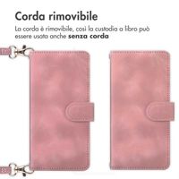 imoshion Cover a libro con Cordino Samsung Galaxy A25 (5G) - Rosa