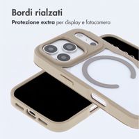 imoshion Bookcase trasparente con MagSafe Apple iPhone 18 Pro / 17 Pro - Beige