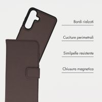 imoshion Cover a libro di lusso 2-in-1 rimovibile Samsung Galaxy S26 - Marrone