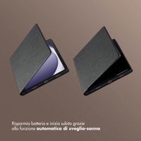Selencia Cover Riva Samsung Galaxy Tab A9 Plus - Nero