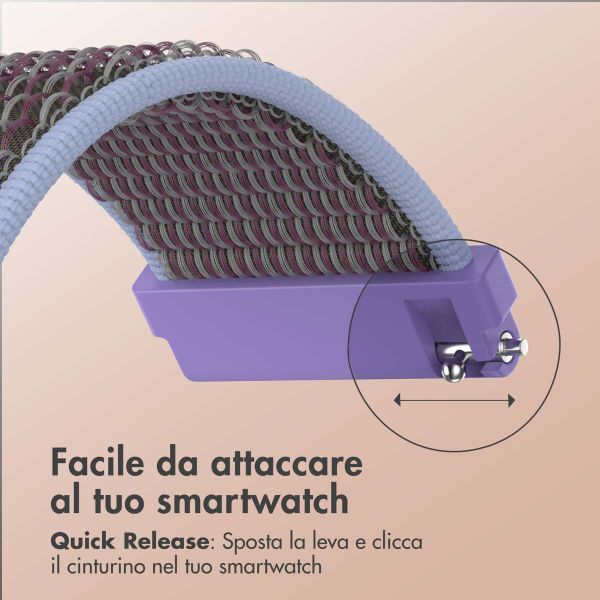 imoshion Cinturino in nylon  - Attacco universale 20 mm - Lilla