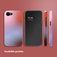 Selencia Cover posteriore Vivid con MagSafe Apple iPhone 17e / 16e - Gradient Soft Blush