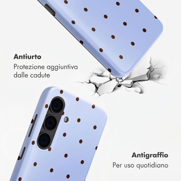Selencia Cover Posteriore Vivid Samsung Galaxy S24 - Happy Dots Digital Sky
