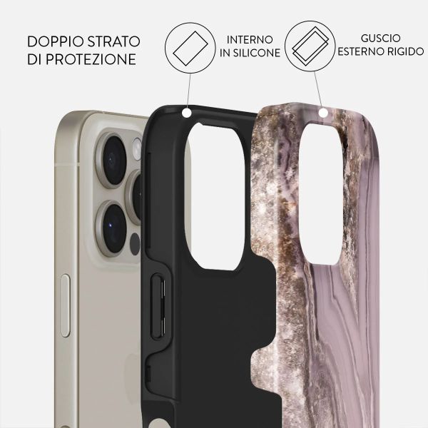 Burga Cover Posteriore Resistente Apple iPhone 16 Pro - Golden Taupe