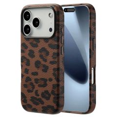 Selencia Cover Sabi Stampa pantera con MagSafe Apple iPhone 17 Pro - Mocha Brown