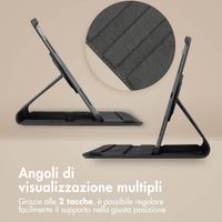 imoshion Cover Girevole a 360° Samsung Galaxy Tab S9 11.0 pollici / S10 Lite / S10 FE / S9 FE 10.9 pollici - Nero