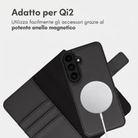 imoshion Cover a libro di lusso 2-in-1 rimovibile Samsung Galaxy S26 FE - Nero