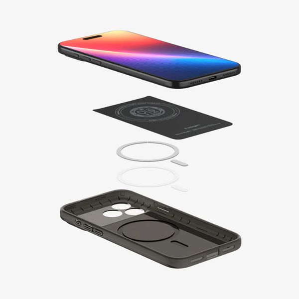 Spigen Cover posteriore Thin Fit MagSafe Apple iPhone 17 Pro - Gunmetal