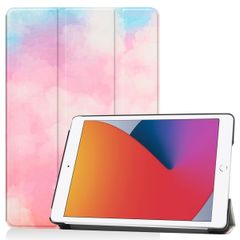 imoshion Cover Trifold Design Apple iPad 9 (2021) 10.2 pollici / iPad 8 (2020) 10.2 pollici / iPad 7 (2019) 10.2 pollici - Sky