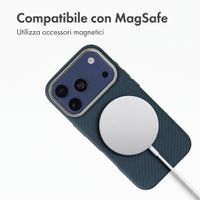 Accezz Cover Mesh con MagSafe Apple iPhone 17 Pro - Blu scuro