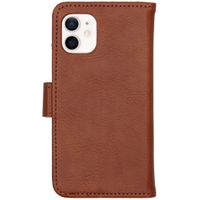 imoshion Cover a libro di Lusso Apple iPhone 12 Mini - Marrone